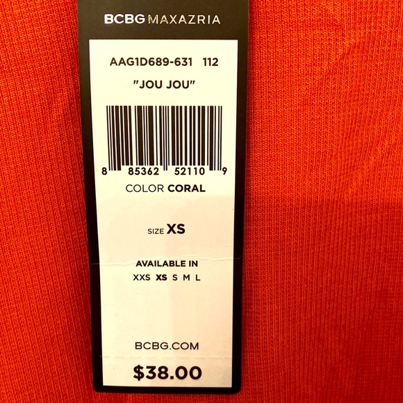 BCBG Coral spaghetti strap tank top. Stretchy and super comfortable NWT. - Picture 3 of 4